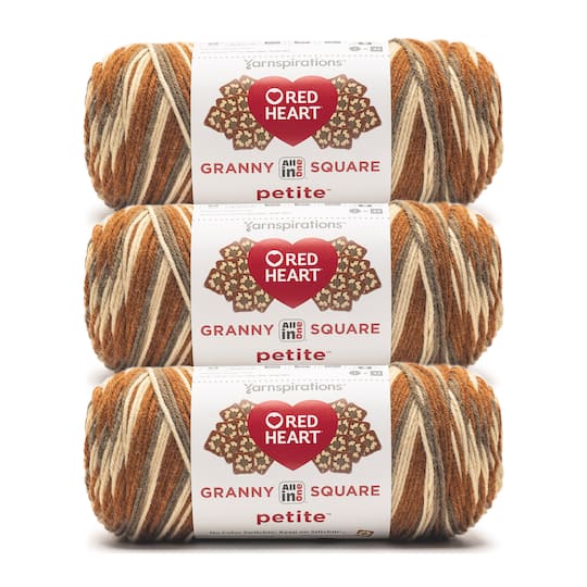 3 Pack Red Heart® All in One™ Granny Square Petite™ Yarn